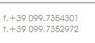 f.+39 099.7354301  t.+39 099. 7352972